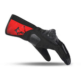 BELA TWIX Moto Textil Homem Luvas Preto Vermelho