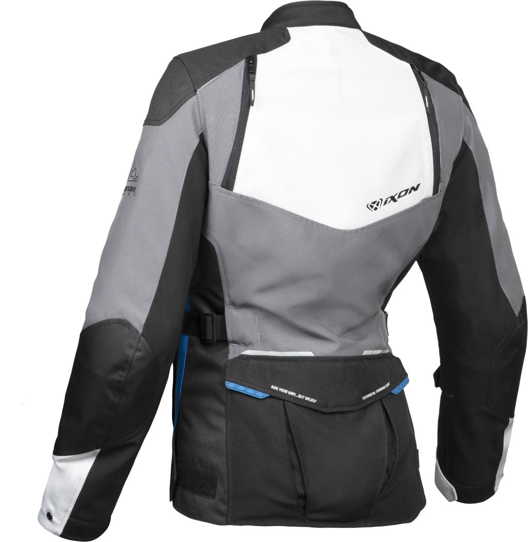 IXON BALDER LADY Textil Aventura Moto Chaqueta Negro Gris Azul – 2 – Maximomoto PT