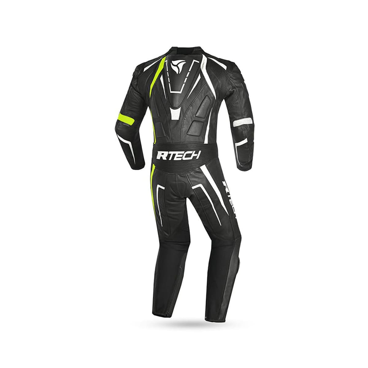 R-TECH DEFENDER GP 1 PC Moto Fatos Preto Branco Amarelo
