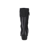 BELA ALPINE Women's Motorcycle Leather Boots in Black