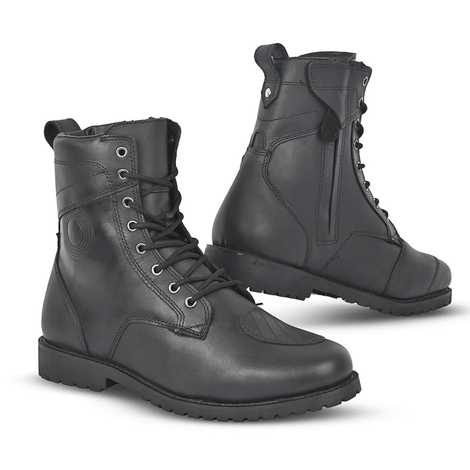 BELA CLASSIC Motorcycle Leather Boots for Men, Black – 1 – Maximomoto PT