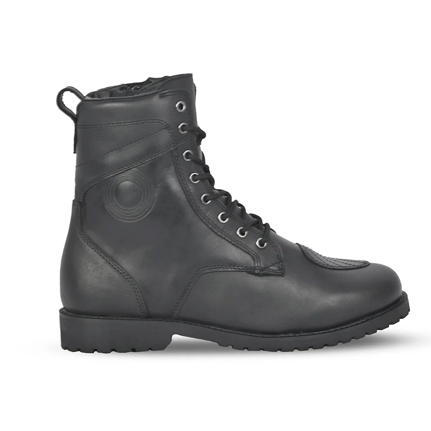 BELA CLASSIC Motorcycle Leather Boots for Men, Black – 5 – Maximomoto PT