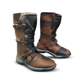 BELA BELIZE WP Couro Moto Aventura Longa Botas Marrón – Maximomoto PT