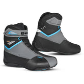BELA BLAZE Moto Couro Botas Homem Preto Cinza Turquoise – Maximomoto PT