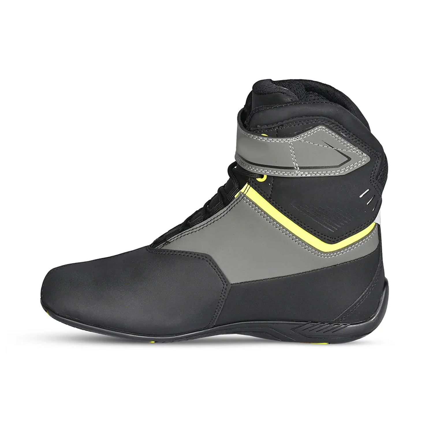BELA BLAZE Moto Couro Botas Homem Preto Fluorescente Amarelo – 5 – Maximomoto PT