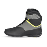 BELA BLAZE Moto Couro Botas Homem Preto Fluorescente Amarelo