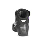 Beautiful Kiva Women's Motorcycle Leather Boots Black Purple