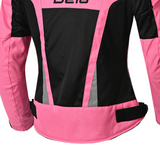 BELA AIRY WP Ladies Motorcycle Jackets Textile Black Pink Fluor