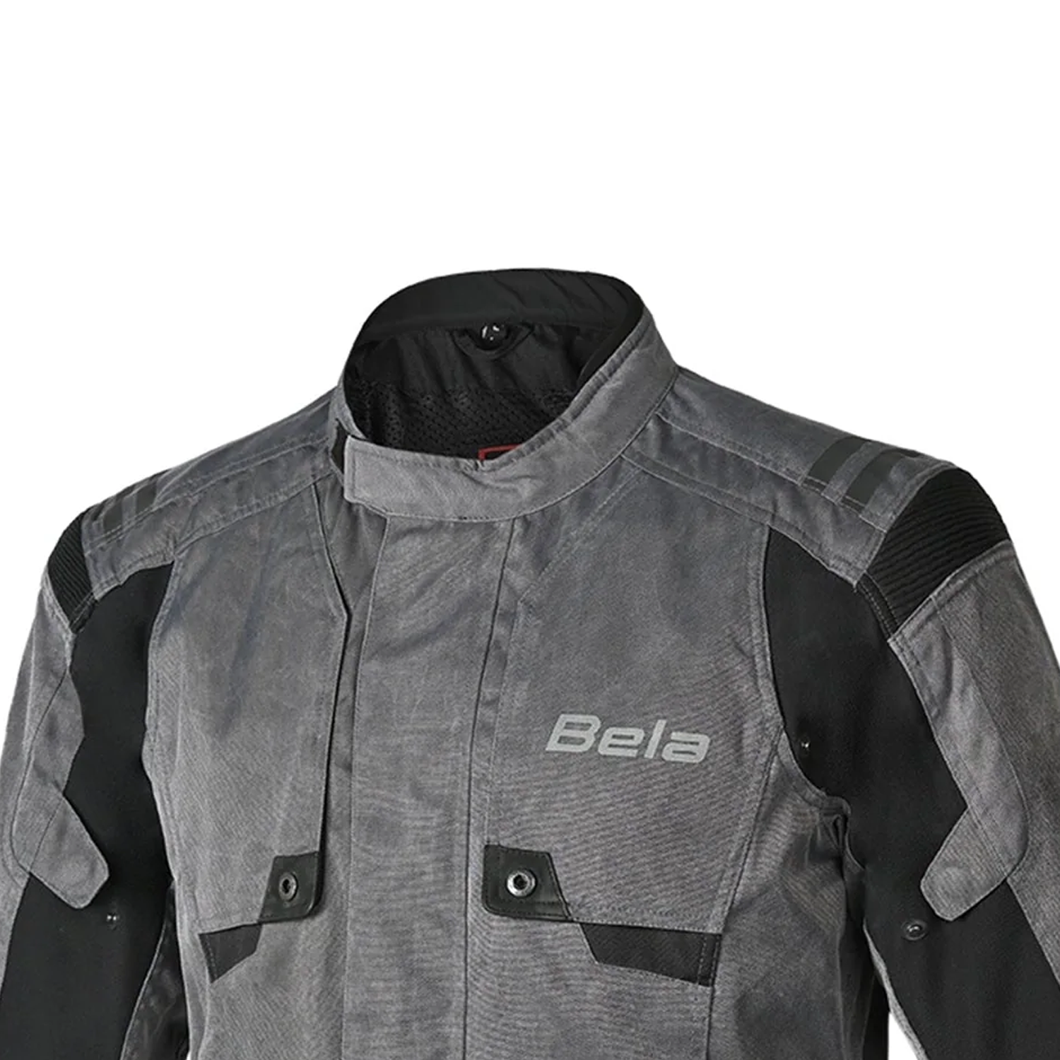 BELA Alpha Vintage Motocicleta Têxtil Casacos Cinza – 5 – Maximomoto PT