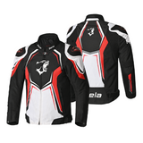 BELA Chaser Casacos De Moto Textil Preto Branco Vermelho