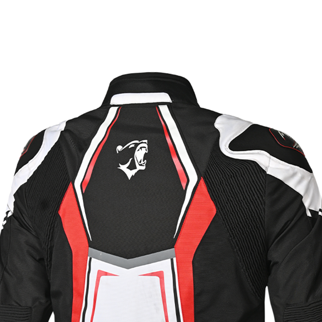 BELA Chaser Casacos De Moto Textil Preto Branco Vermelho – 6 – Maximomoto PT