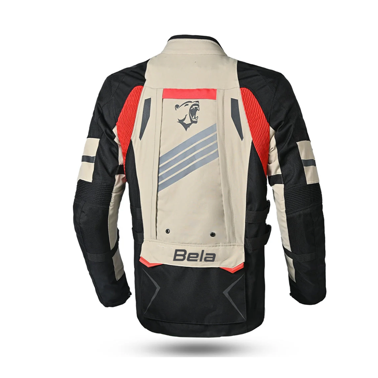 BELA Hailstorm Moto Textil Casacos Crème Preto Amarelo – 3 – Maximomoto PT
