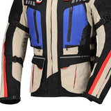 BELA Hailstorm Textile Motorcycle Jackets Cream Black Blue