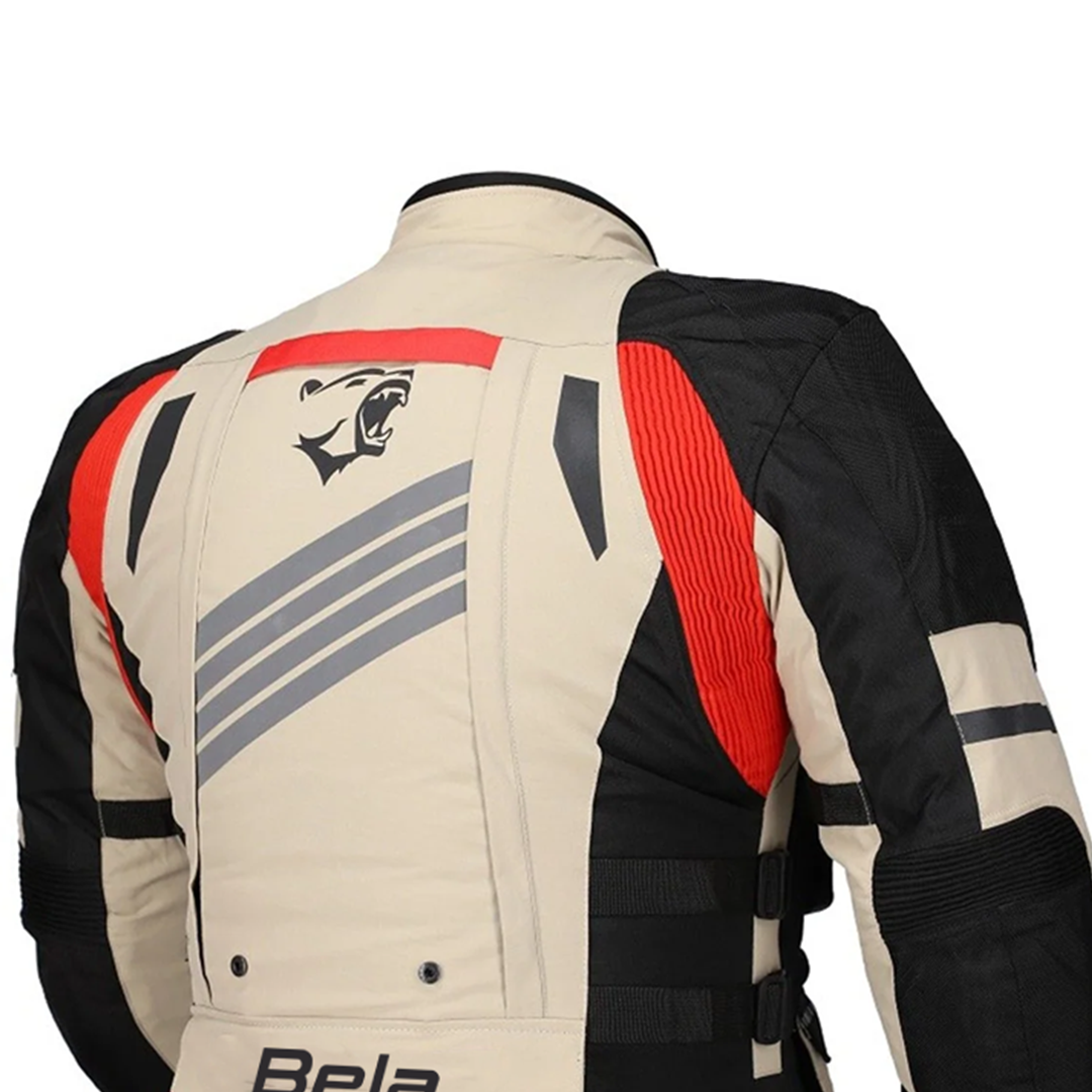 BELA Hailstorm Textile Motorcycle Jackets Cream Black Blue – 5 – Maximomoto PT