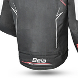 BELA PANTHER Motorcycle Textile Jackets Black White Red