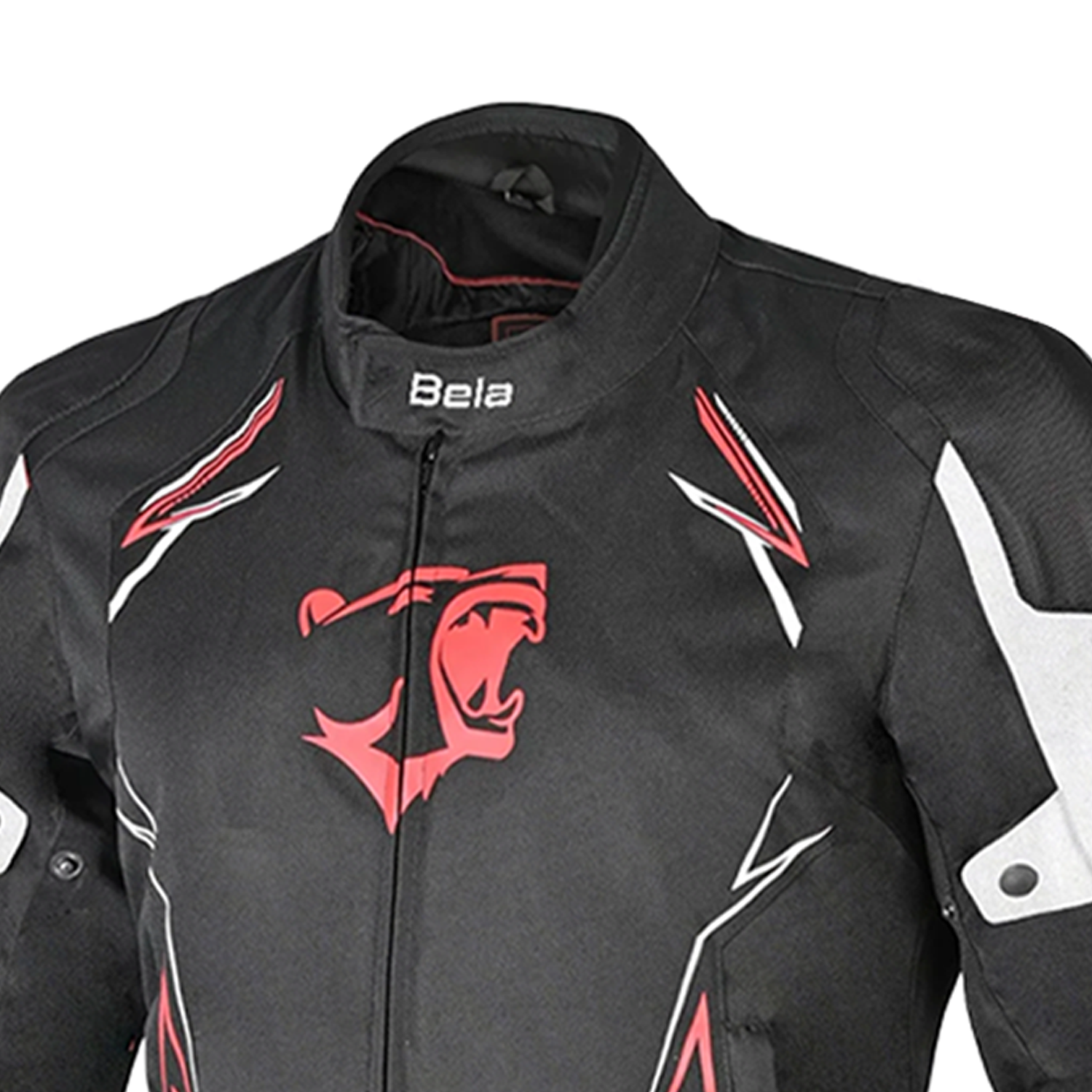 BELA PANTHER Motorcycle Textile Jackets Black White Red – 5 – Maximomoto PT