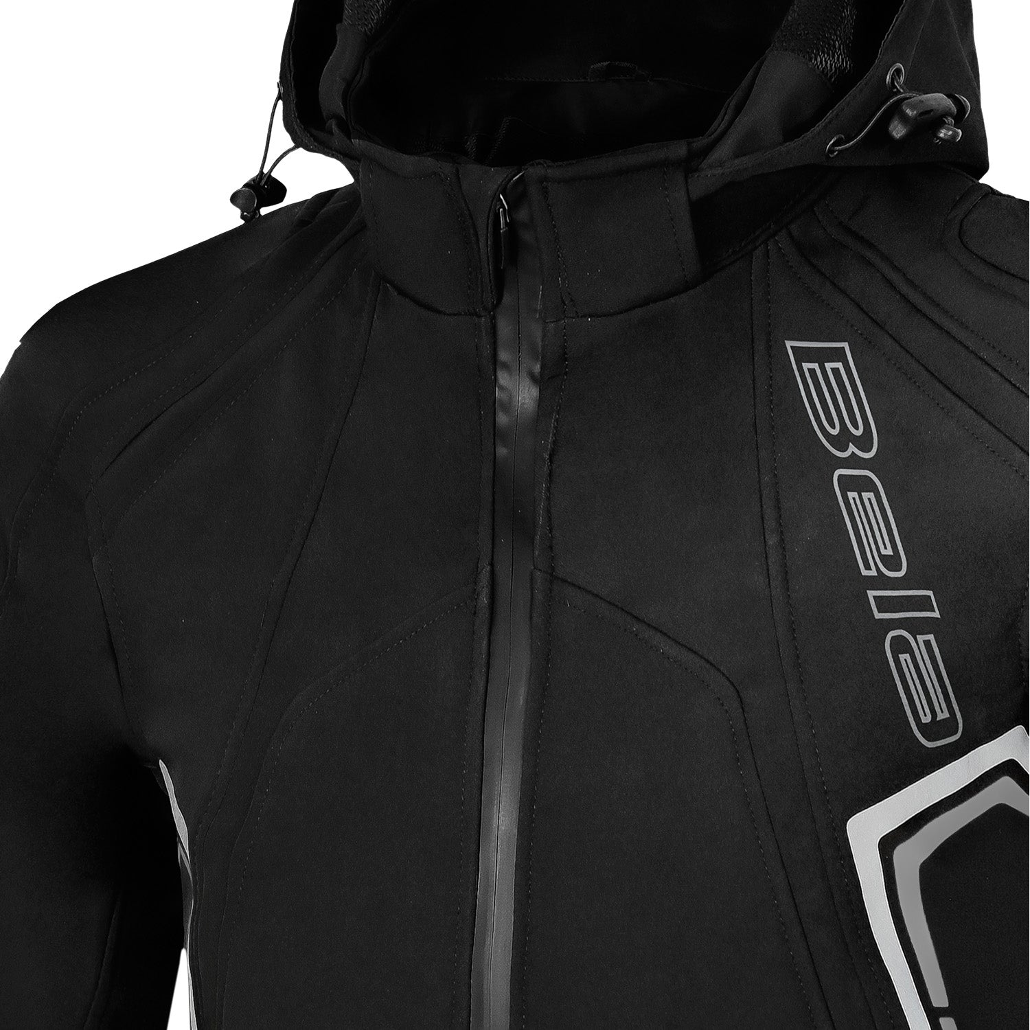 BELA BREEZE Soft Shell Motorcycle Hood Black Gray – 4 – Maximomoto PT