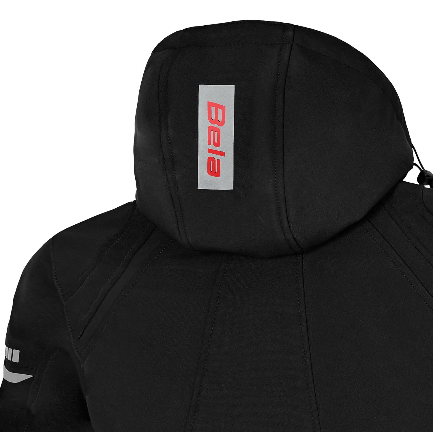 BELA BREEZE Soft Shell Moto Hood Black Red – 5 – Maximomoto PT