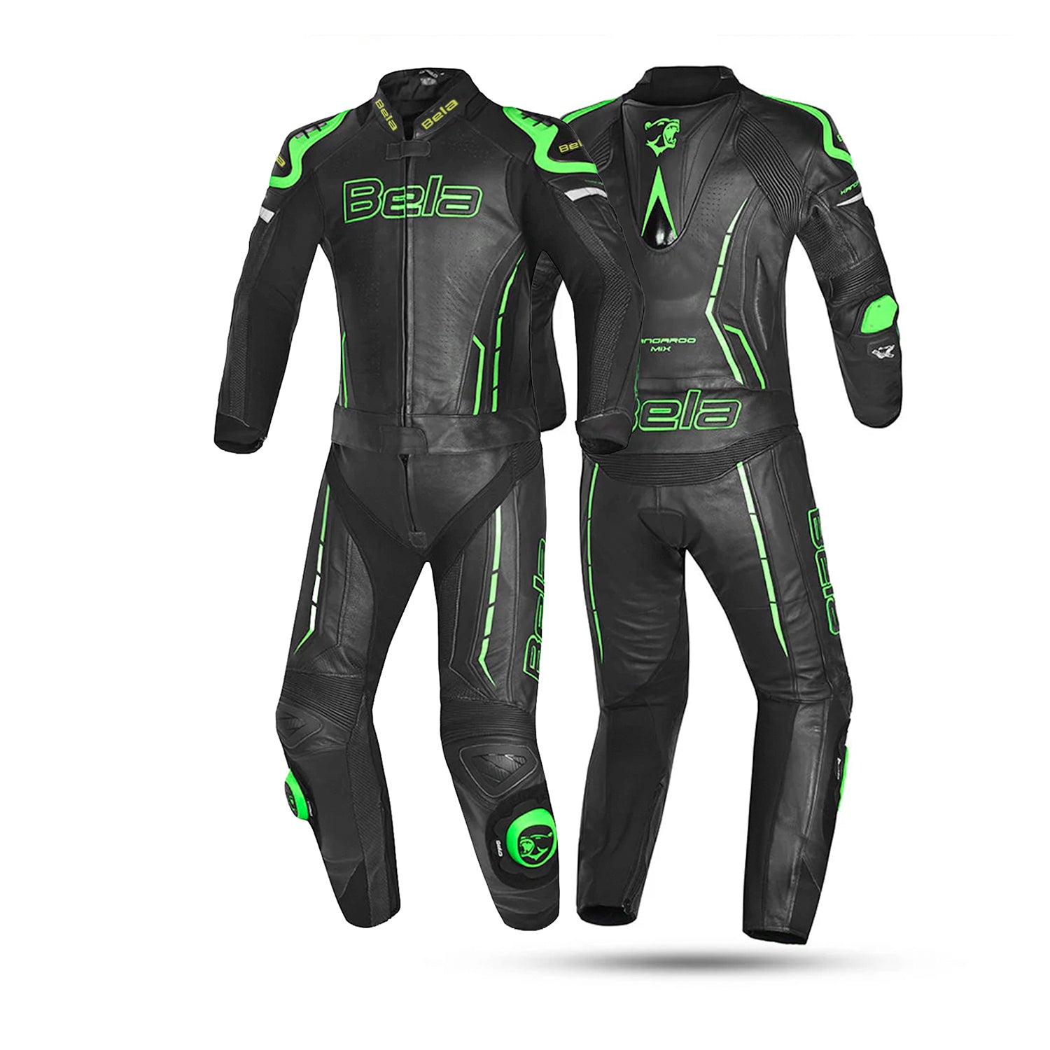 BELA ROCKET KANGAROO MIX 1 PC Fatos De Moto Preto Verde – 2 – Maximomoto PT