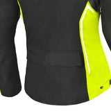 BELA ELANUR Motorcycle Ladies Textile Jackets Black Anthracite Yellow
