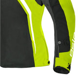 BELA ELANUR Motorcycle Ladies Textile Jackets Black Anthracite Yellow