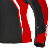 BELA ELANUR Women's Motorcycle Textile Coats Black Anthracite Red