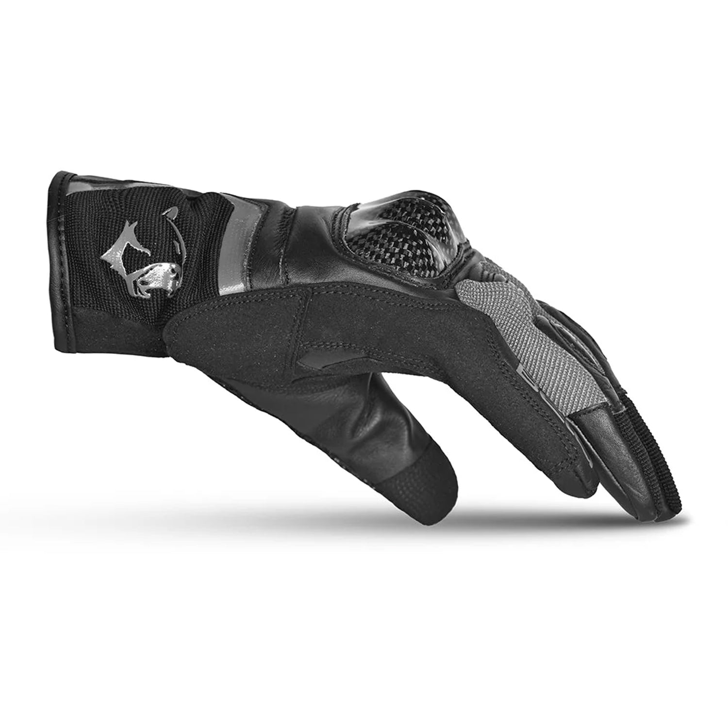 BELA AIR FLOW Luvas De Moto Couro Preto Cinza – 3 – Maximomoto PT