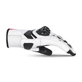 BELA BLAST Men's Motorcycle Leather Gloves Black White Red