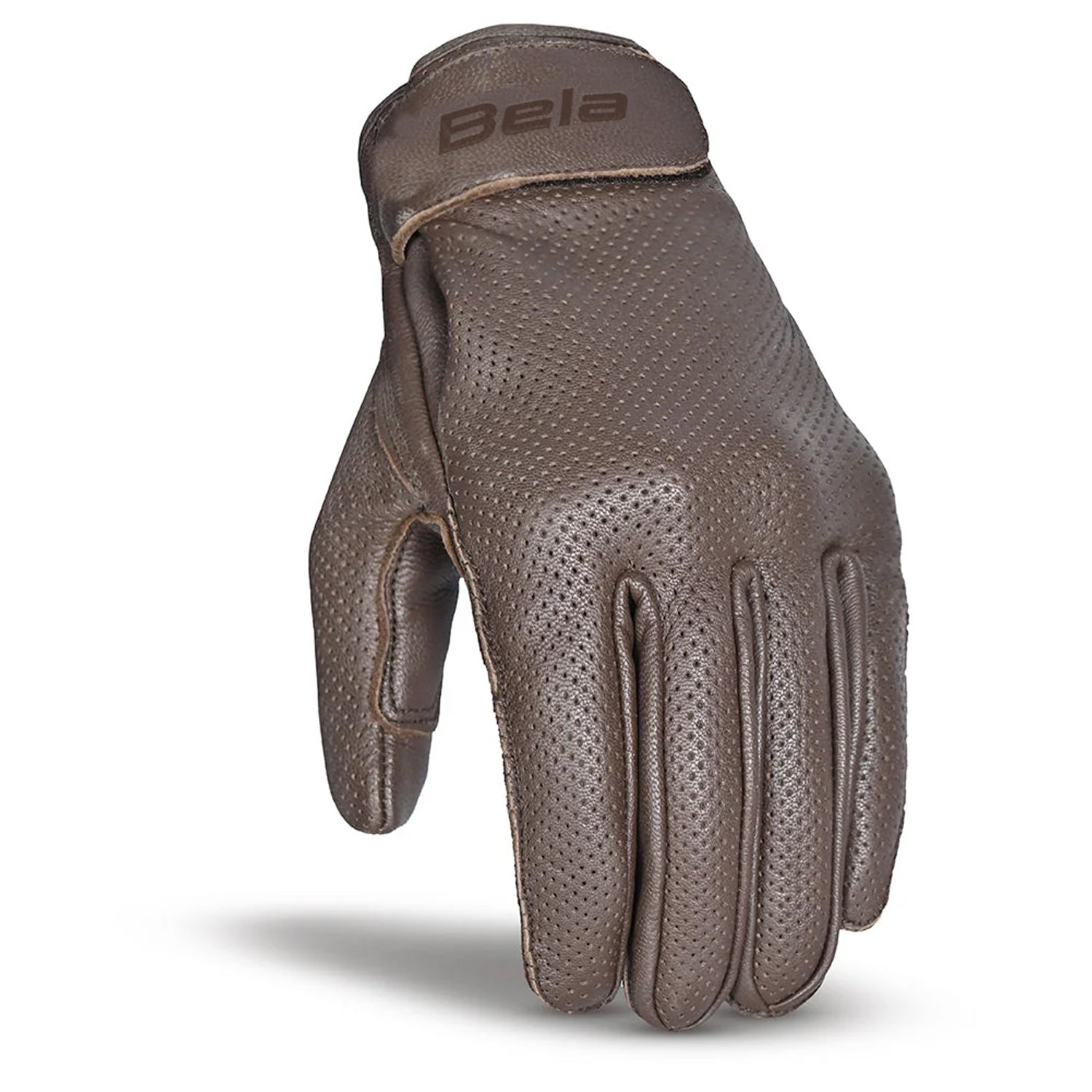 BELA CAFE AIR Moto Couro Luvas Marrón – 3 – Maximomoto PT