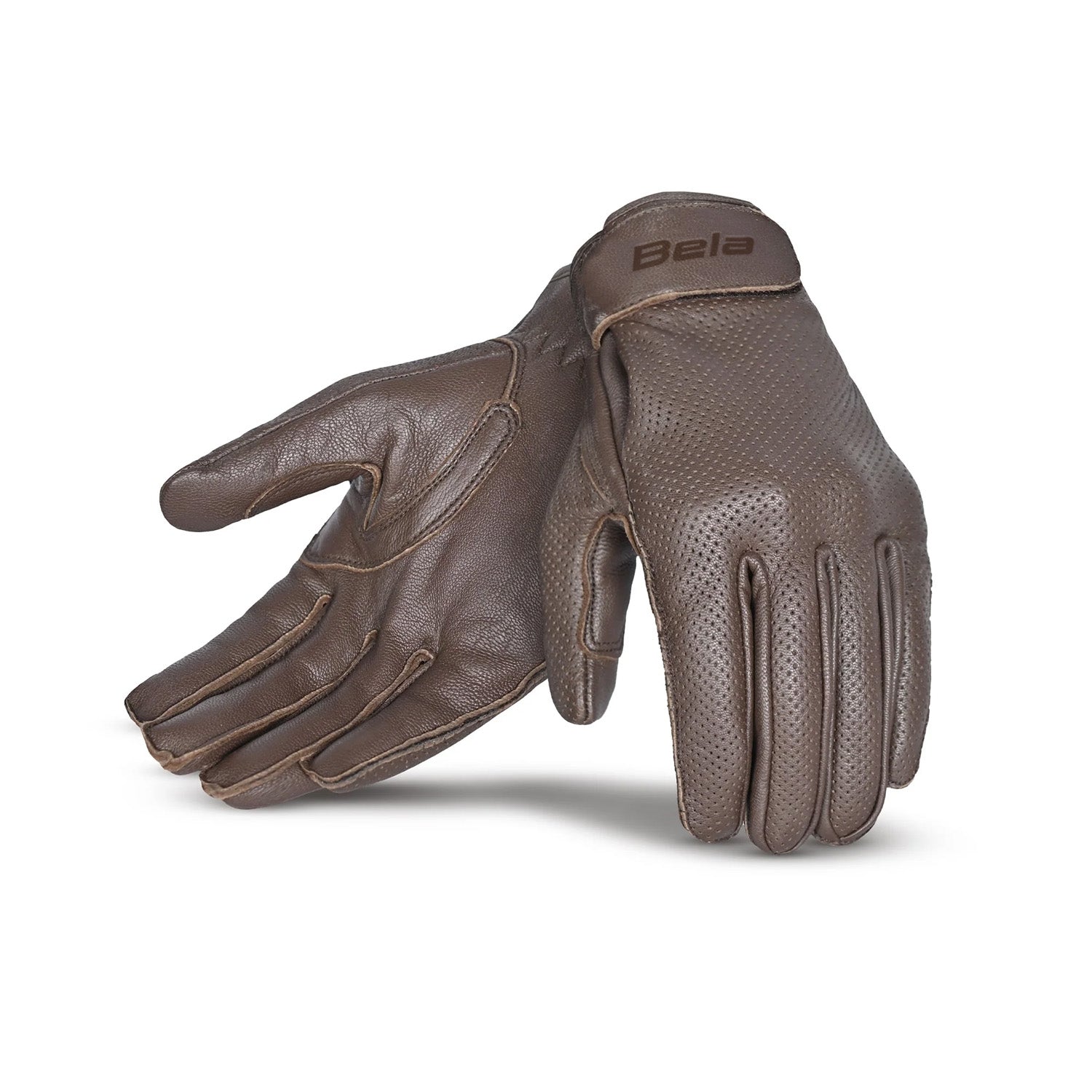 BELA CAFÉ AIR Moto Ladies Leather Gloves Brown – 1 – Maximomoto PT