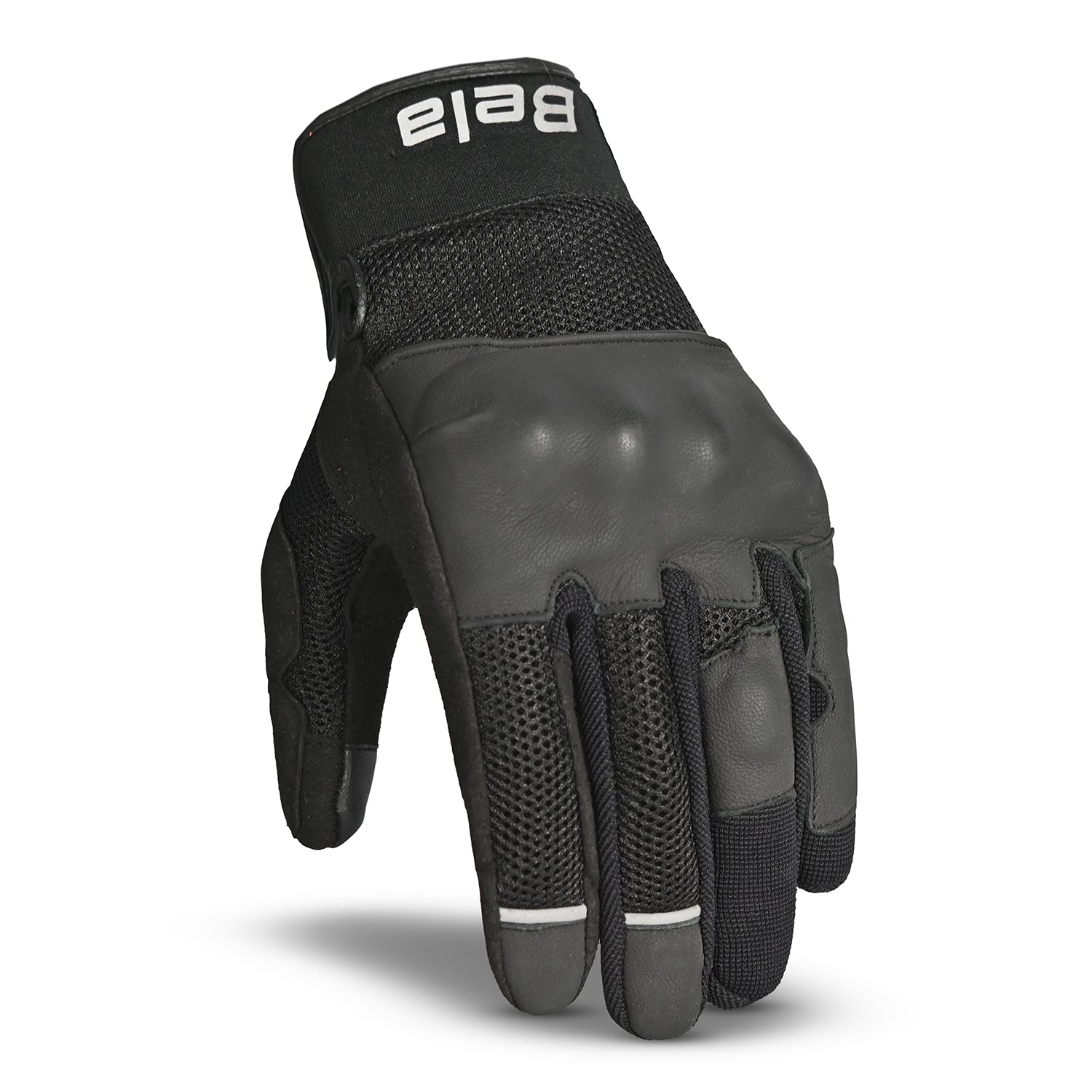 BELA DELUXE Motorcycle Leather Black Glove – 5 – Maximomoto PT