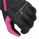 BELA STAR LUVAS DE MOTO SENHORA TEXTIL PRETO ROSA
