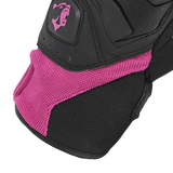 BELA STAR LUVAS DE MOTO SENHORA TEXTIL PRETO ROSA