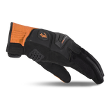 BELA STAR LUVAS DE MOTO HOMEM TEXTIL PRETO LARANJA