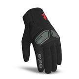 BELA LMBU 2 Luvas De Moto Senhora Textil Preto Vermelho