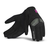 BELA LMBU 2 Moto Senhora Textil Luvas Preto Rosa – Maximomoto PT
