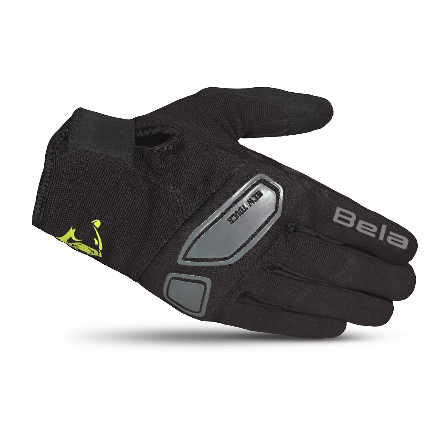 BELA LMBU 2 Luvas De Moto Textil Preto Amarillo – 3 – Maximomoto PT