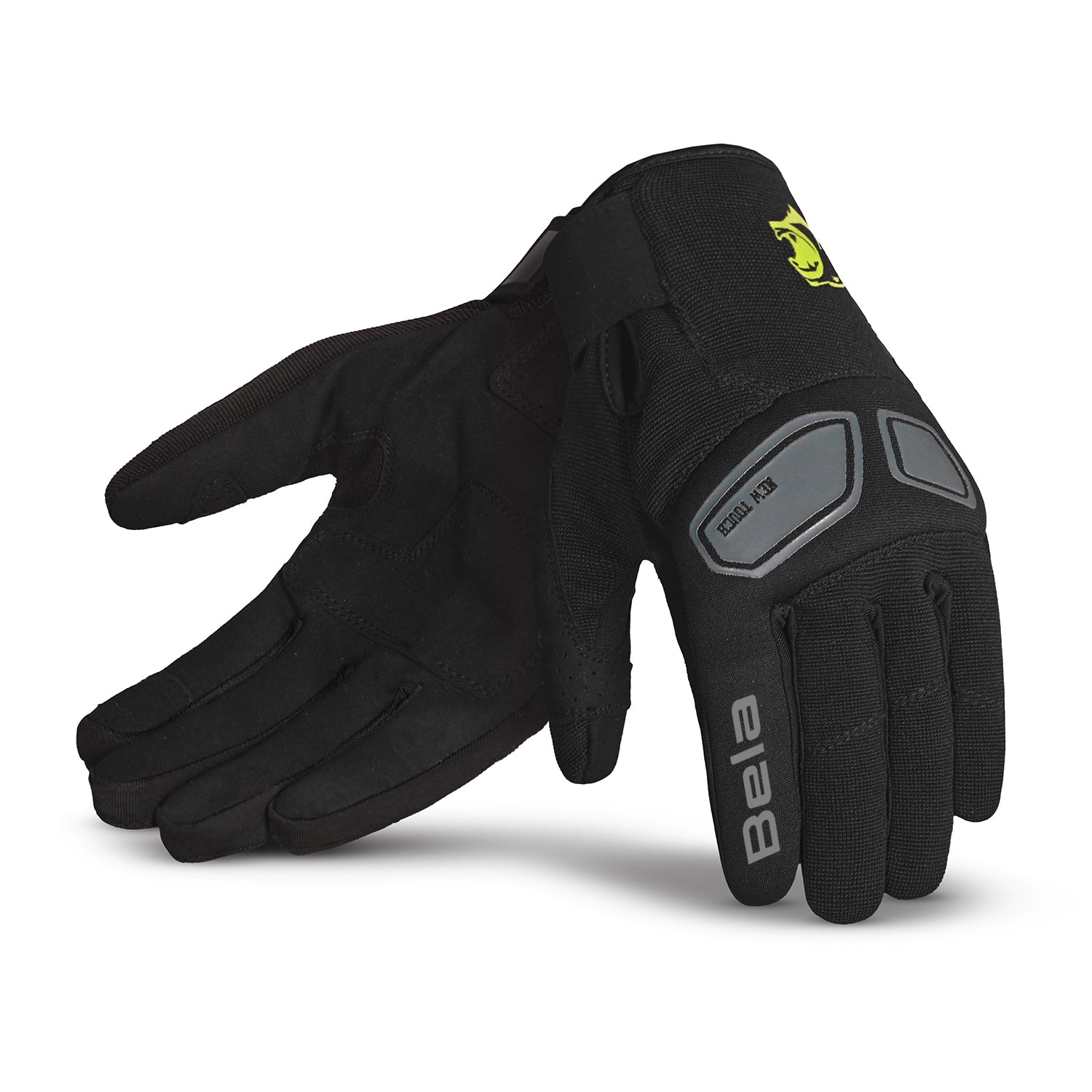 BELA LMBU 2 Luvas De Moto Textil Preto Amarillo – 1 – Maximomoto PT