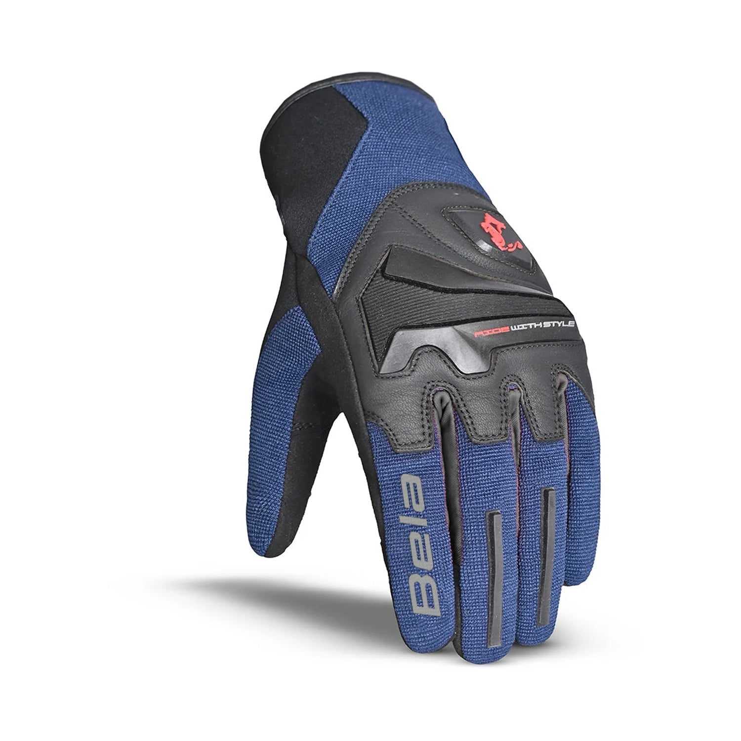 BELA STAR Luvas De Moto Homem Textil Azul Royal Preto – 3 – Maximomoto PT