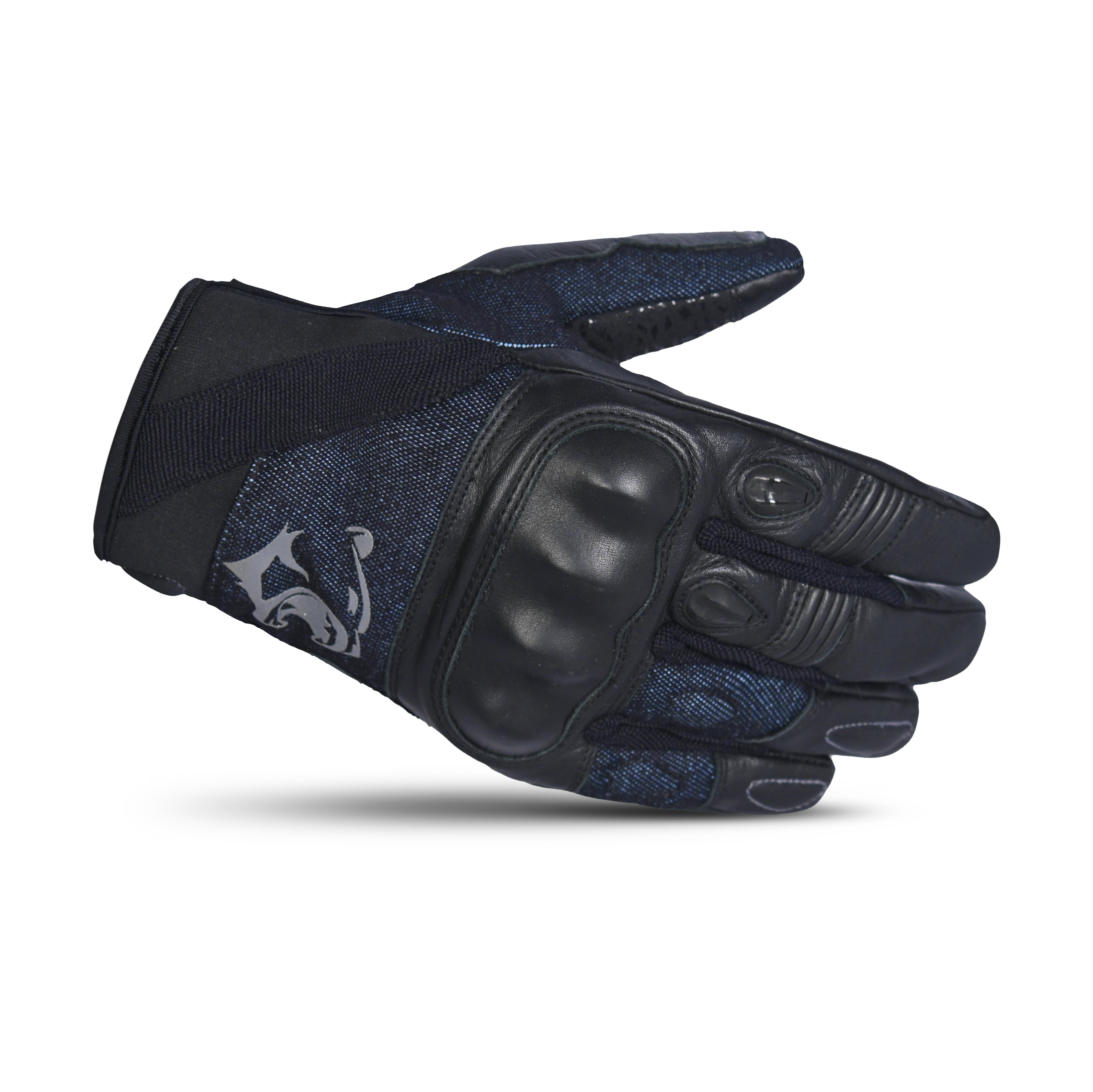 BELA TITAN DENIM INV. WP Luvas De Moto Textil Preto Azul – 3 – Maximomoto PT
