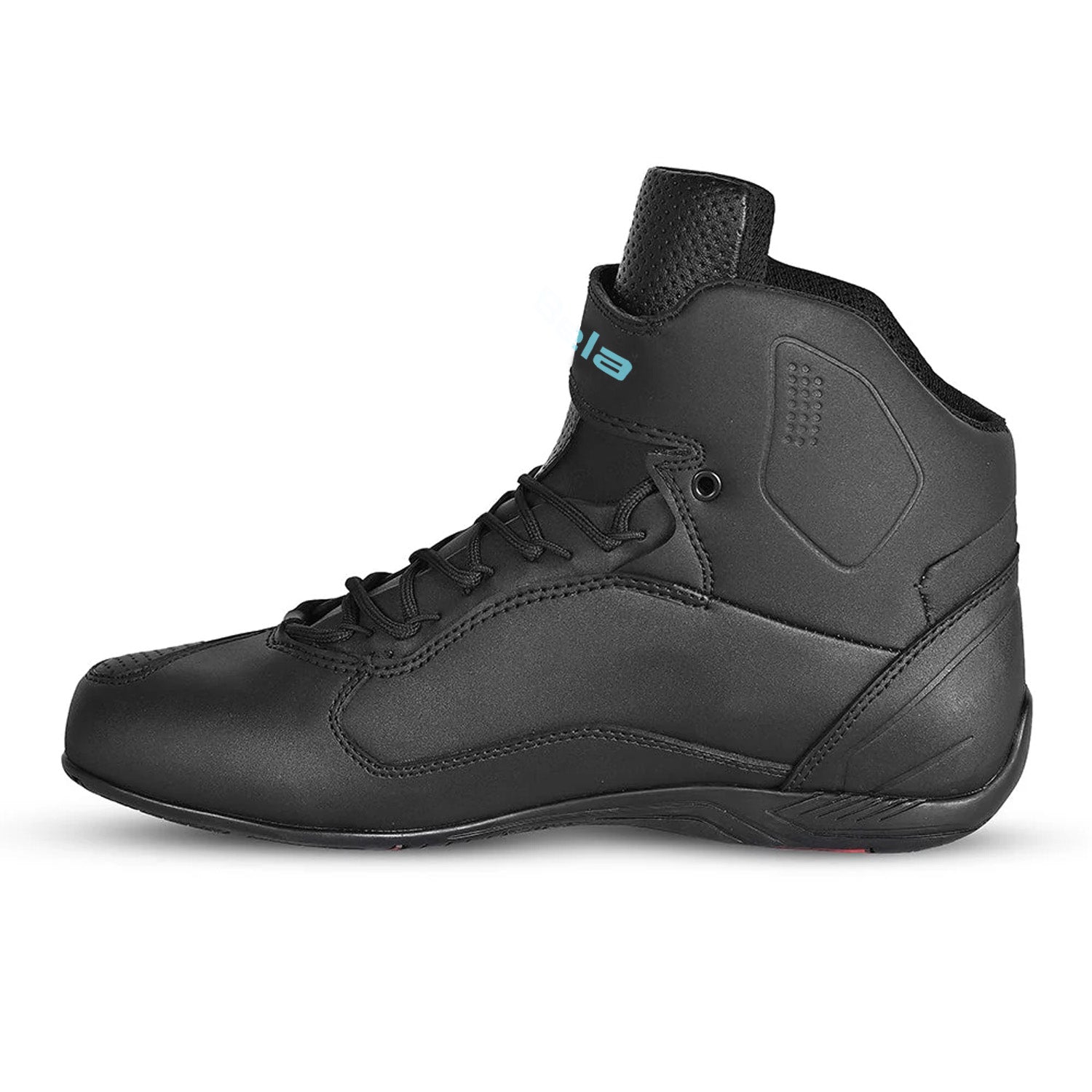 BELA JET EVO Motorcycle Leather Boots for Women, Turquoise Black – 3 – Maximomoto PT
