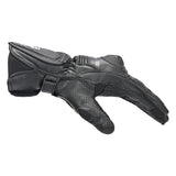 BELA LEMOX Moto Couro Luvas Preto Anthra