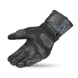 BELA LEMOX Moto Couro Luvas Preto