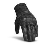 BELA RUSH Luvas De Moto Senhora Couro Preto