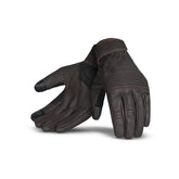 BELA STREETER Moto Couro Luvas Marrón – Maximomoto PT