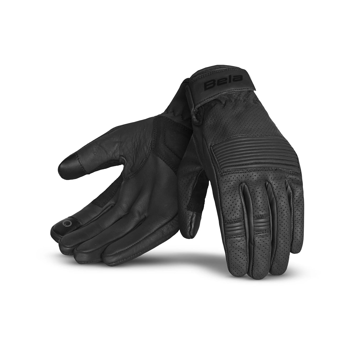 BELA STREETER Motorcycle Leather Gloves Black – 1 – Maximomoto PT