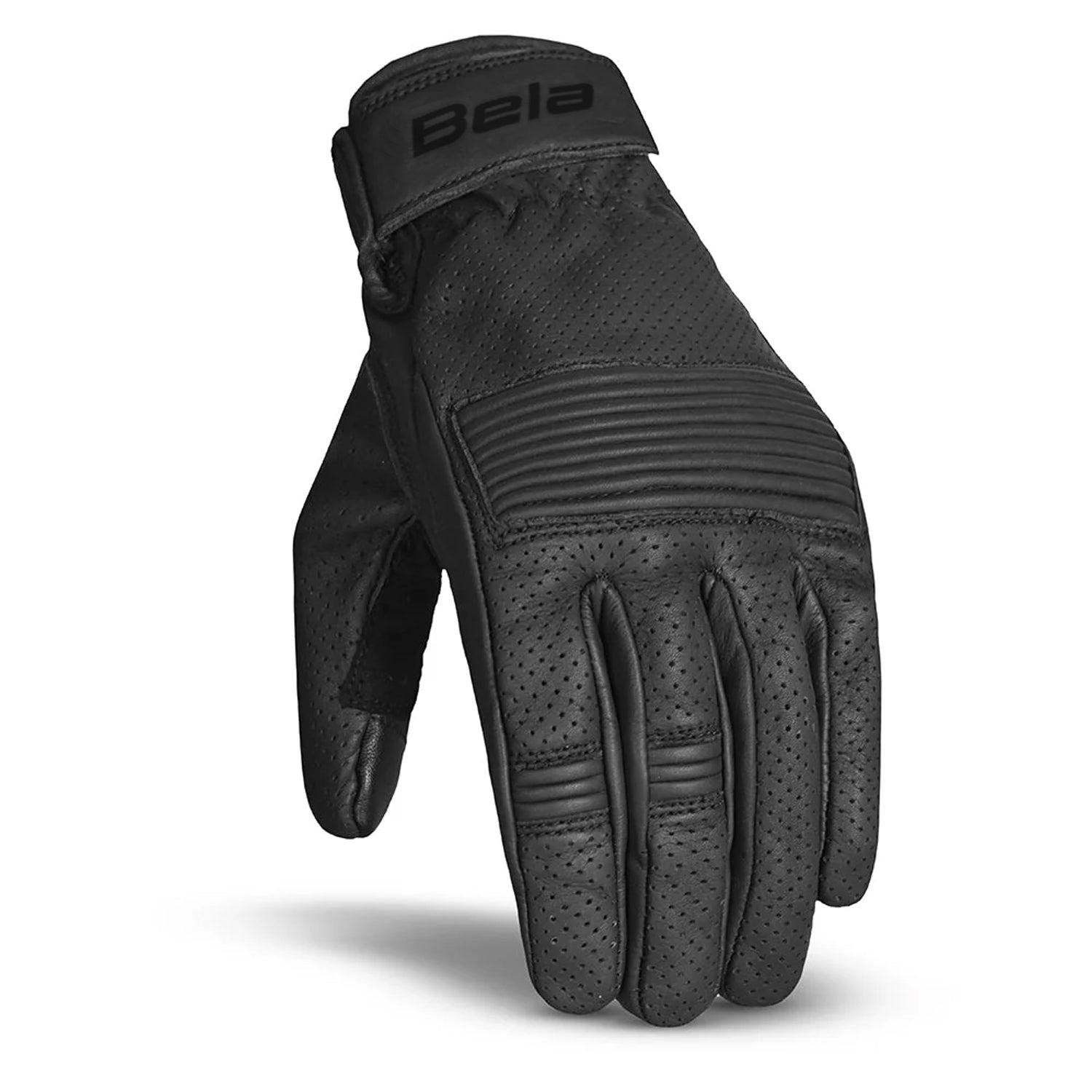 BELA STREETER Luvas De Moto Senhora Couro Preto – 2 – Maximomoto PT