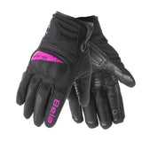 BELA Boom Winter WP Motorcycle Lady Textile Gloves Black Pink