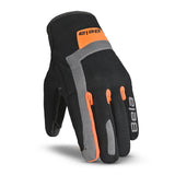 BELA Galaxy Winter WP Moto Gloves Black Orange