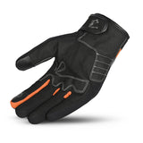 BELA Galaxy Winter WP Moto Gloves Black Orange